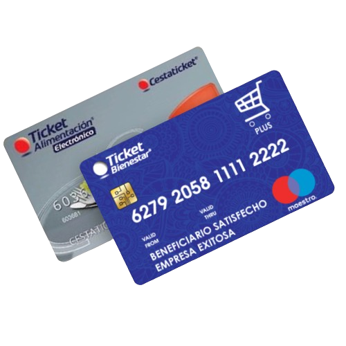 Tarjetas Cestaticket Edenred Ticket Bienestar Plus y Ticket Alimentación